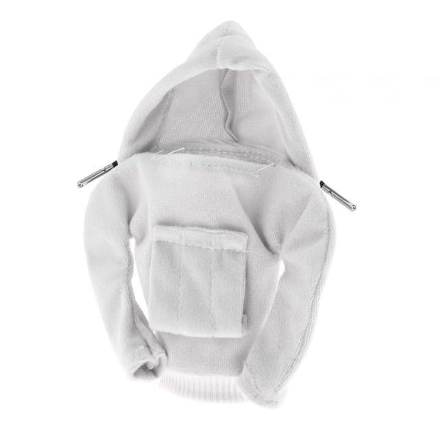 Sudadera con capucha divertida con funda para palanca de cambios de coche, decoración para palanca de cambios Blanco
