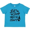 thumbnail image 3 of Inktastic Adventure Let's Sleep Under the Stars with Moon and Wolf Boys or Girls Toddler T-Shirt, 3 of 5