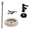 Matte Black, variant on Westbrass D1612TBL-26 1/2" Lever Handle Angle Stop Toilet Installation Kit with Steel Supply Line, Wax Ring and Flange, Polished Chome