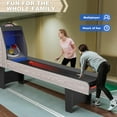 thumbnail image 7 of RayChee 8’ Roll and Score Classic Arcade Game Table, Roll and Score Game Set with LED Electronic Scorer, Sound, Automatic Ball Return for Adults Kids Family Recreation Game Rooms - 4 Balls Included, 7 of 7