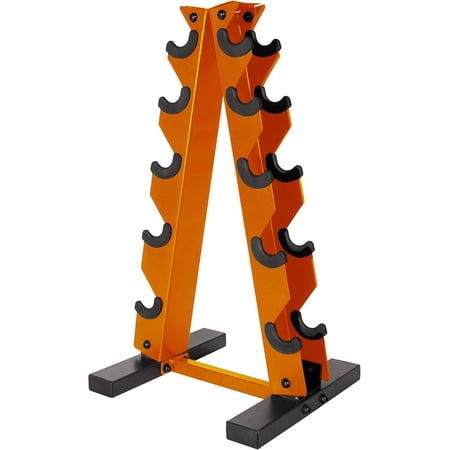 WF Athletic Supply Heavy Duty A-Frame Dumbbell Storage Rack, Steel Dumbbell Holder, Dumbbell Stand & Weight Racks for Home Gym Dumbbell Storage, RACK ONLY, Sizes Option Available
