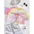 thumbnail image 3 of Geometrical Wolf Time Tie Dye Spiral Women -Image by Shutterstock, Female Medium, 3 of 4