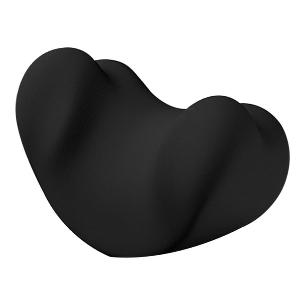 Almohadilla de espuma viscoelástica kusrkot para reposacabezas de cintura para coche Universal negro