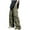 Army Green, variant on Dagegui Mens Baggy Goth Cargo Pants Side Buttons Y2K Straight Leg Joggers Pant Outdoor Work Trousers with Pockets Casual Streetwear Loose Pants Black,XXXL