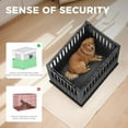thumbnail image 4 of Durable Dog Crate Furniture with Lockable Door,Dog House Indoor for Small Medium Large Dogs (Black, Medium), 4 of 7