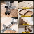thumbnail image 6 of Starwal 800W Compact Wood Router with 1/4" Collet, Adjustable Depth, 30,000 RPM, Includes Guides & Wrenches for Trimming, Grooving & Woodworking, 6 of 7