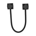 thumbnail image 7 of Intense Black Tieback - Flexible Design with Wooden Tips and Faux Leather Covering - Upgrade Your Home Decor, 7 of 7