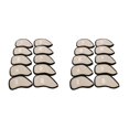 thumbnail image 1 of Naiovety 10Pcs/Pack Meshy Golf Iron Covers Set Headcover Waterproof  Fit Irons Most plata 2piezas, 1 of 1