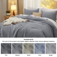 thumbnail image 6 of U by Bedsure 2 Pieces Twin Comforter Bedding Set, Grey Comforter Set for All Seasons, 1 Lightweight Prewashed Comforter and 1 Pillowcases,Twin,Grey, 6 of 7