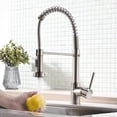 thumbnail image 1 of Commercial Outdoor Faucet, Stainless Steel with Modern Design for Enhanced Style, Easy Installation for Quick Upgrades, Ideal for Farmhouse Kitchen or Outdoor Sinks (Ceramic, 1 of 4