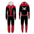 thumbnail image 1 of Pijama de Spiderman y Deadpool para hombre y mujer, disfraz de cosplay, pijama de superhéroe, para Halloween, fiesta de Navidad, dibujos animados, 1 of 4