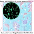 thumbnail image 3 of Manta Buddies Mermaid Narval que brilla en la oscuridad, 3 of 7