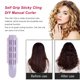 thumbnail image 5 of Vogacara Pinza para el cabello, rizador Manual de autoagarre ABS multicolor, suministro para mujer para principiantes, herramienta para rizar la diadema Cuidado del cabello Violeta Vogacara CE012442-02, 5 of 6