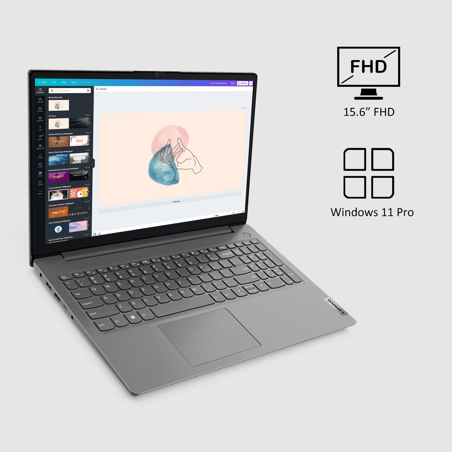 Lenovo V15 Gen 3 Business Laptop, 15.6" FHD Display, Intel Core i7-1255U, 40GB RAM, 1TB SSD, Webcam, Wi-Fi 6, Bluetooth, HDMI, RJ-45, Windows 11 Pro, Grey