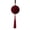 B, variant on Wine Red Flocked Christmas Ornaments 8 cm, Embossed Velvet Flat Disc Hanging Balls with Tassels for Xmas Tree, Home, Holiday, Party and Wedding Decor Accent