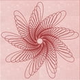 thumbnail image 1 of Ahgly Company Machine Washable Indoor Square Transitional Pink Bubble Gum Pink Area Rugs, 6' Square, 1 of 7