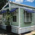 thumbnail image 2 of Awntech 3.38 Ft New Orleans Fixed Awning Canopy with Spear Arms (40.5in x 24in x 16in), Navy, 2 of 3