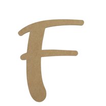 Wooden Letter Unfinished, Beloved Teacher Font, Craft Cutout