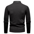 thumbnail image 6 of FOPSUFGWFO Men's Knit Sweaters 2 in 1 Crew Neck Sweatshirts With Shirt Collar Long Sleeve Pullover Tops for Business L, 6 of 6