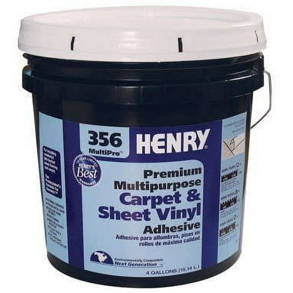 Henry W,W Multi-Purpose Floor Covering Adhesive - 4 Gal - 2 Pack