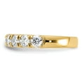 thumbnail image 4 of FJC Finejewelers 14 kt Yellow Gold 1.50ct. 9 Stone G H I True Light Moissanite Band 3 mm, 4 of 8