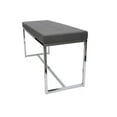 thumbnail image 1 of Heavenly Collection Banc en Tissu Gris, 1 of 2