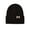 Black, variant on Boys Ribbed Metal M Cut-Out Design Rayon Blend Beanie - Boys - Male (S, Ivory)
