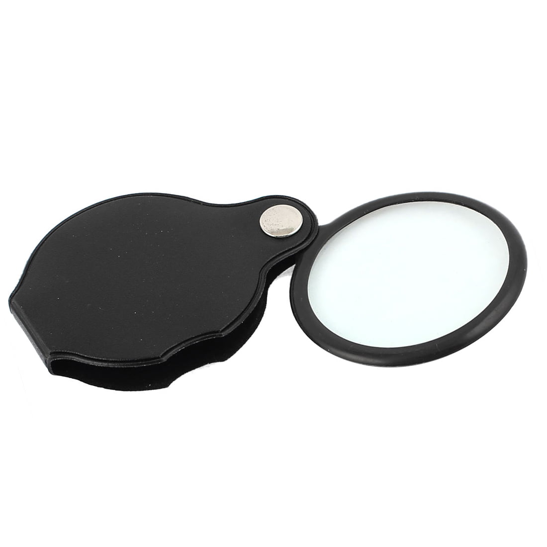 New Pocket Folding Spiegel Magnifier Magnifying Glass 10X Loupe Round Cover 50mm 