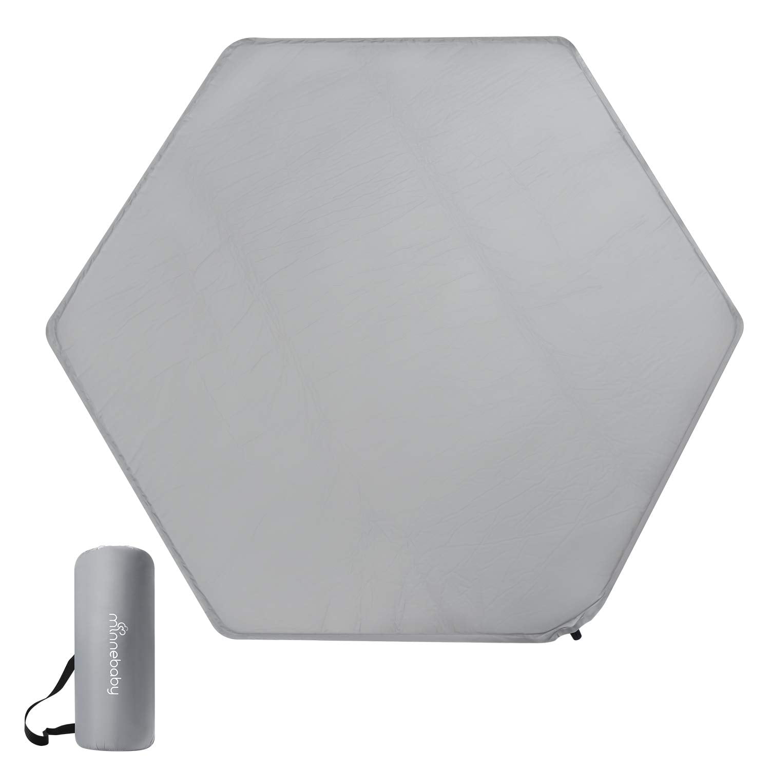 Minnebaby Hexagon Playpen Mattress Compatible with Regalo Play Yard, Self Inflating Playard