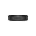 thumbnail image 6 of Black Zirconium 6MM Beveled Edge Wedding Band Ring Jewelry for Men - Size 10, 6 of 8