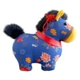 thumbnail image 2 of Eespoir 2026 Year of the Horse Plushie Ornament, Horse Figurine, Cute Soft Stuffed Horse for Chinese New Year Decoration, Car Hanging Gift, Plush Toy(Blue), 2 of 6