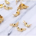 thumbnail image 4 of AOOOWER 1000Pcs Clamshell Bead Tips Knot Covers Double Closed Loops DIY Jewelry Findings, 4 of 15