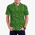 thumbnail image 1 of Fotbe Happy St. Patrick's day Camiseta Polo de Golf para Hombre con Estampado – Camisa Deportiva Transpirable con Cuello Abotonado-XX-Large, 1 of 6