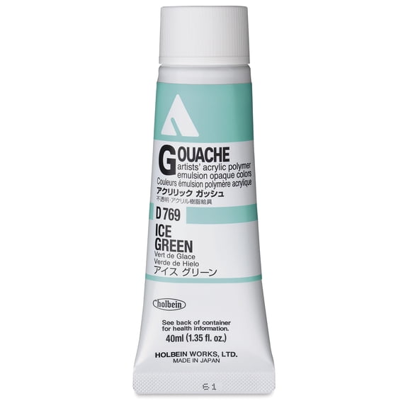 Holbein Acrylic Gouache – Ice Green, 40 ml tube