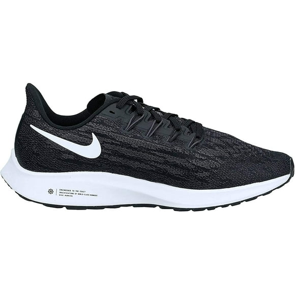 Nike Air Zoom Pegasus 36 Women's Running Shoe Black/White-Thunder Grey Size 8.0
