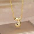 thumbnail image 2 of Xecvkr Letter Necklace Gold Initial Pendant Personalized Women Mom Jewelry Electroplated Alloy 26 Letters Gift Fashion Accessory 1 Piece, 2 of 2