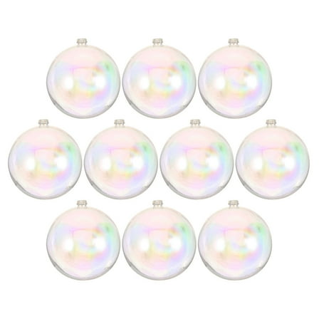 COMPUKAS 10pcs Iridescent Christmas Ornaments for Christmas Tree Ornament Hanging for Birthday