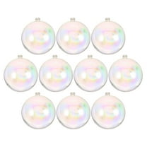 COMPUKAS 10pcs Iridescent Christmas Ornaments for Christmas Tree Ornament Hanging for Birthday