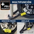 thumbnail image 4 of urban UR74120 Candado Cadena Antirrobo Moto Alta Seguridad Homologado Classe SRA, Mini U Bloqueo Dis, 4 of 8