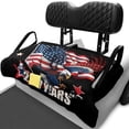 thumbnail image 2 of Yuyamidu Eagle Golf Cart Seat Covers with Storage Pockets 250 Years USA Flag Golf Cart Towel Seat Covers for Club Car Accessories Decor, 2 of 7