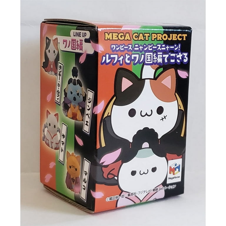 MEGA CAT PROJECT One Piece Nyan Piece Wano Country Mini Figure Toy Kaidou  Kaido