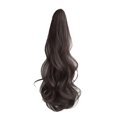 thumbnail image 1 of 1 Pce Perruque Longue Bouclée pour Femme Extension Queue de Cheval, Postiche Synthétique Naturel avec Pince Griffe, Extensions de Cheveux Tendance pour Volume et Longueur, Résistant à la Chaleur, 35 Cm/50 cm, 1 of 8