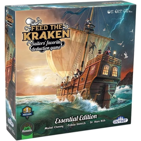 Feed The Kraken - A Game of Deduction - for 5 to 11 Players Ages 12 and up