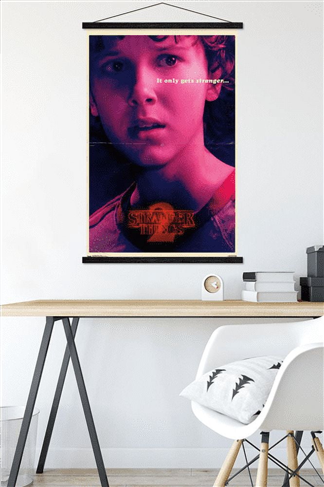 Netflix Stranger Things: Season 2 - Eleven Wall Poster with Magnetic Frame, 22.375" x 34"