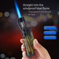 thumbnail image 3 of Droit dans la Flamme Bleue Gonflable Pistolet à Charge Directe Briquet Extérieur, 3 of 4