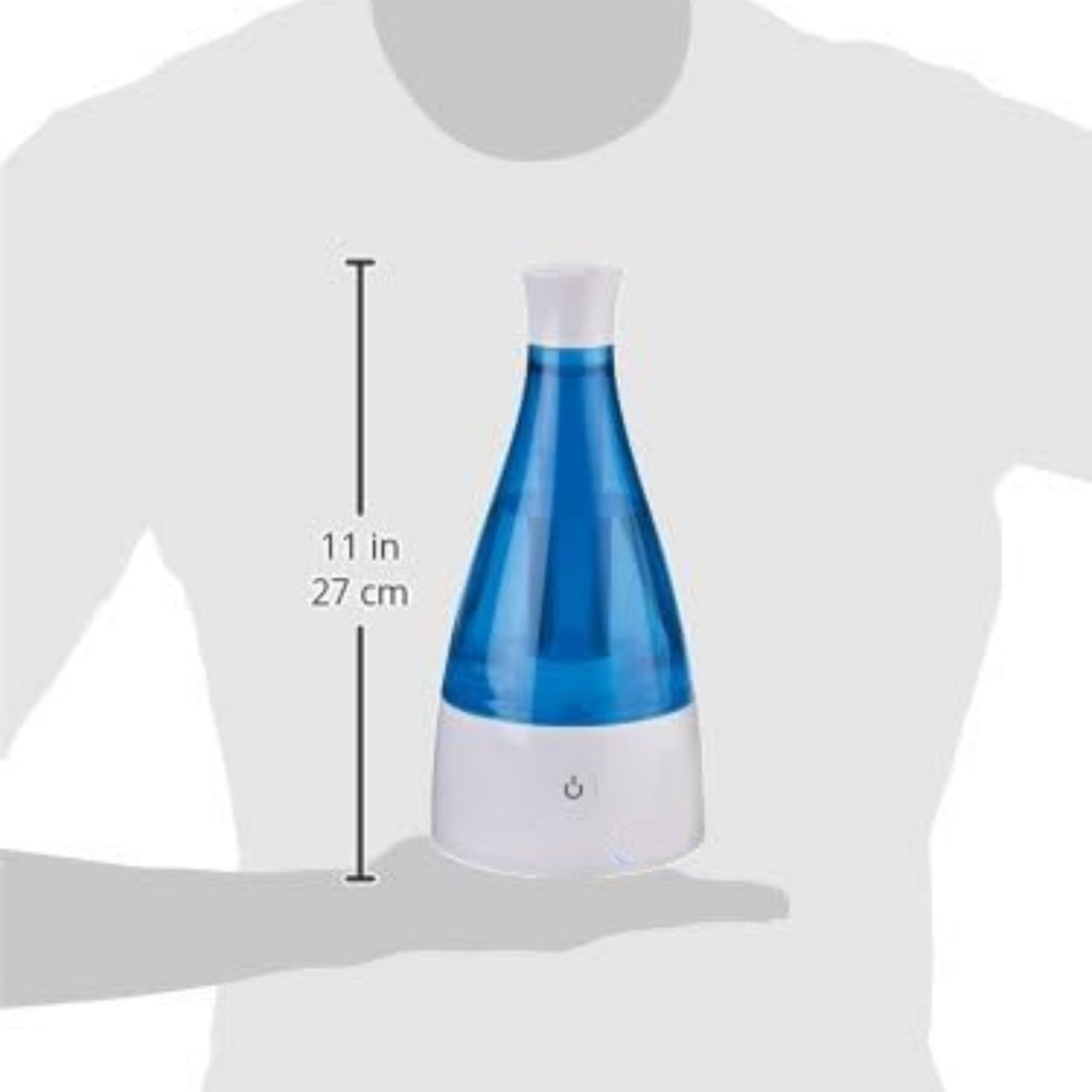 Ultrasonic Cool Mist Humidifier, 10 Hrs. Run Time, 210 Sq. Ft. Coverage, Small Rooms, Quiet, Filter Free