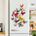 thumbnail image 5 of Butterfly Wall Decor, 1 Pack 3D Butterflies Stickers for Party Decorations with Magnets, Colorful 3D Double Layer Simulation Butterfly Wall Sticker Magnet Refrigerator Sticker DIY Home, Mixed Colors, 5 of 7