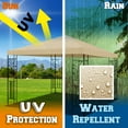 thumbnail image 7 of 10 x 10 FT Replacement Canopy Top Cover Single Tiered Patio Sunshade Upgraded UV Protection, Gazebo Tent Canopy Cover ONLY, 7 of 7