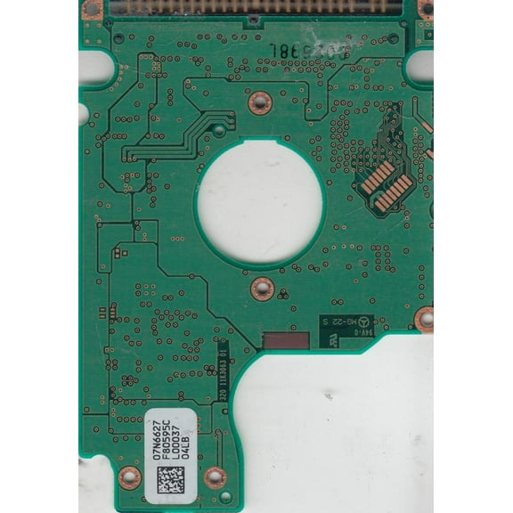 DJSA-210, 07N6627 F80595C, PN 07N6453, IBM 10GB IDE 2.5 PCB