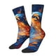 thumbnail image 1 of Fotbe Galactic Dog Swirls Art Calcetas Largas con Estampado para Hombre y Mujer – Calcetas de Compresión Transpirables y Elásticas, Viajar y Uso Diario Talla 5-11, 1 of 6